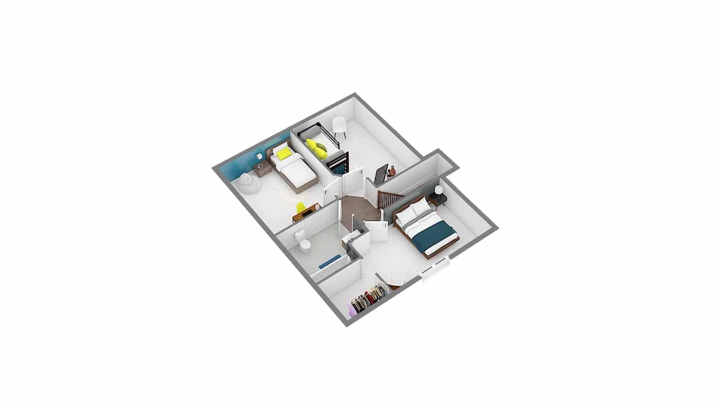 maison a petit prix low cost_focus_85-Etage