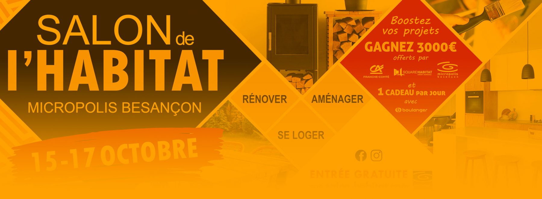 Salon Habitat de Besançon - 15 au 17 octobre 2021